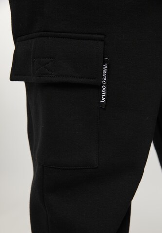 Effilé Pantalon 'Edwards' BRUNO BANANI en noir