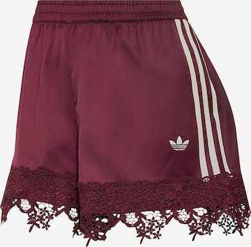 Loosefit Pantalon ADIDAS ORIGINALS en rouge : devant