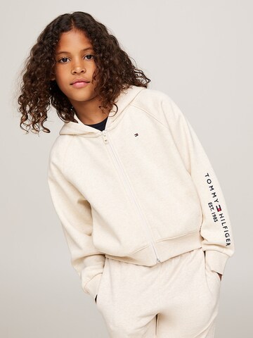 TOMMY HILFIGER Sweatshirt 'ESSENTIAL' in Beige: front