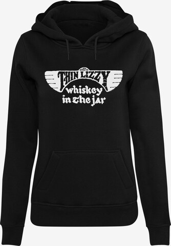 Merchcode Sweatshirt 'Thin Lizzy - Whiskey' in Black: front