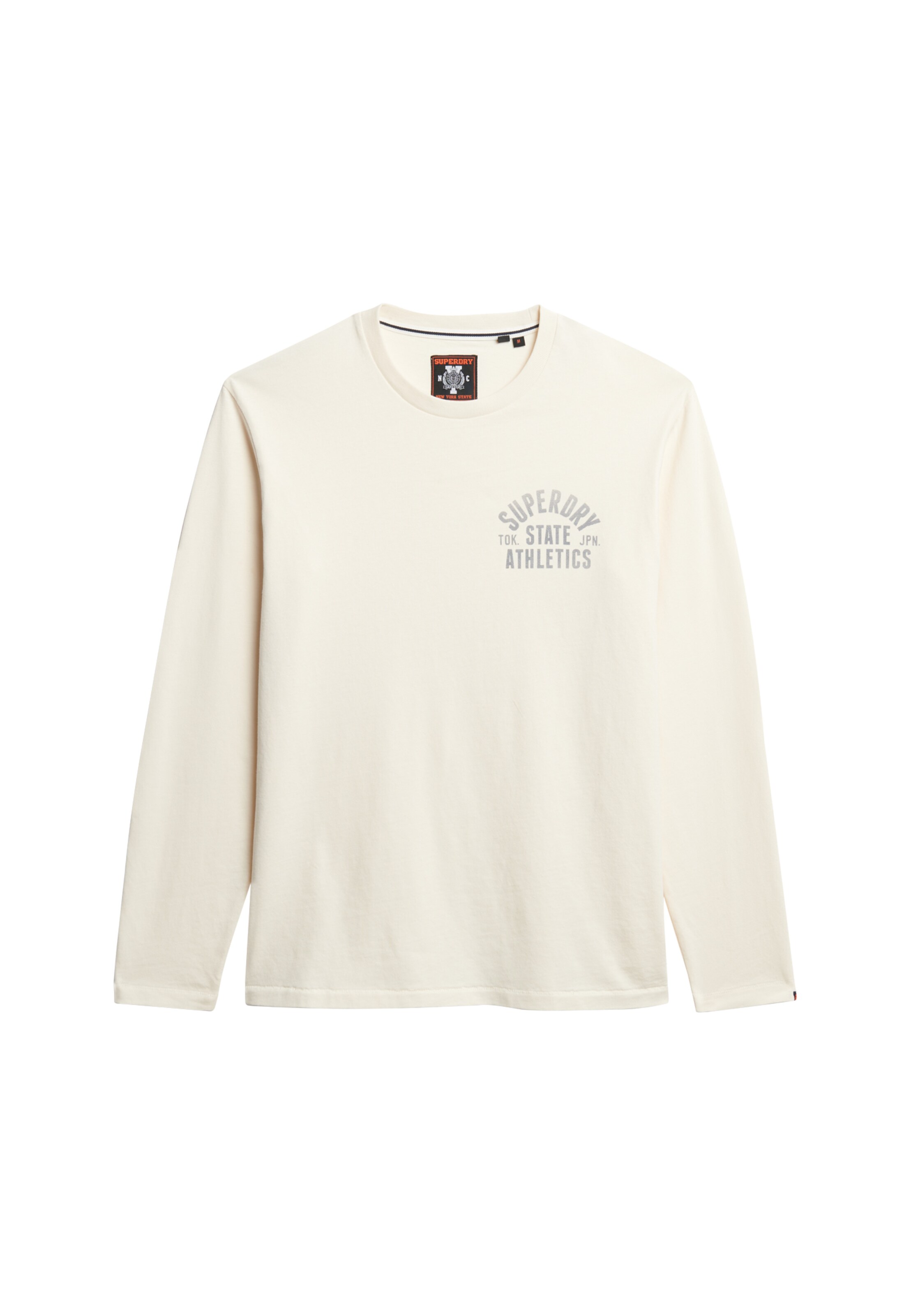 T-Shirt 'Athletic Essentials' Superdry en blanc : devant