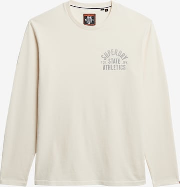 Superdry Shirt 'Athletic Essentials' in Wit: voorkant