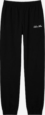 Effilé Pantalon à pince Calvin Klein en noir : devant