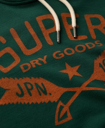 Sweat-shirt Superdry en vert