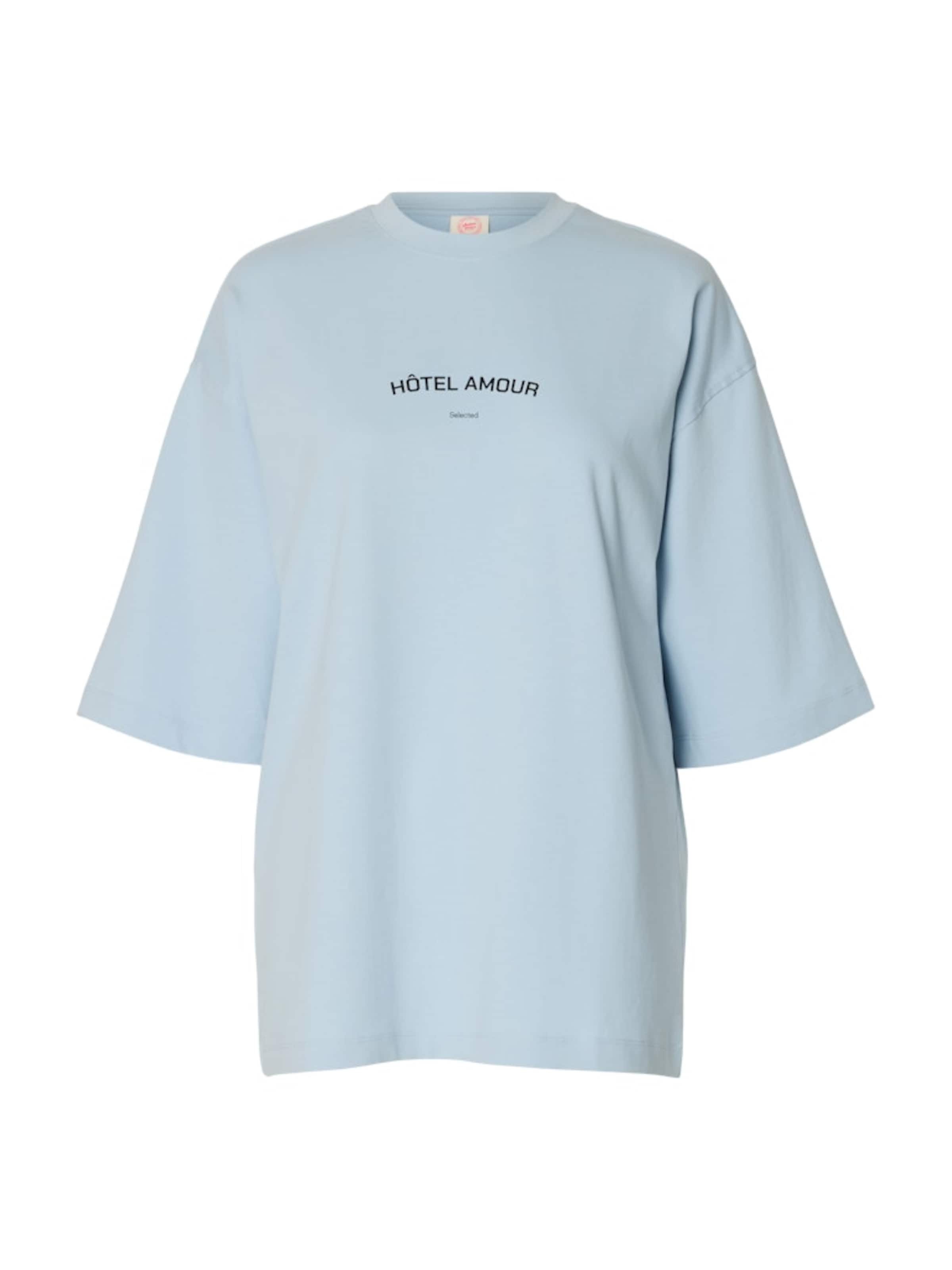 SELECTED Oversized bluse 'SLFLIA' i blå: forside