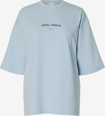 SELECTED Oversized bluse 'SLFLIA' i blå: forside