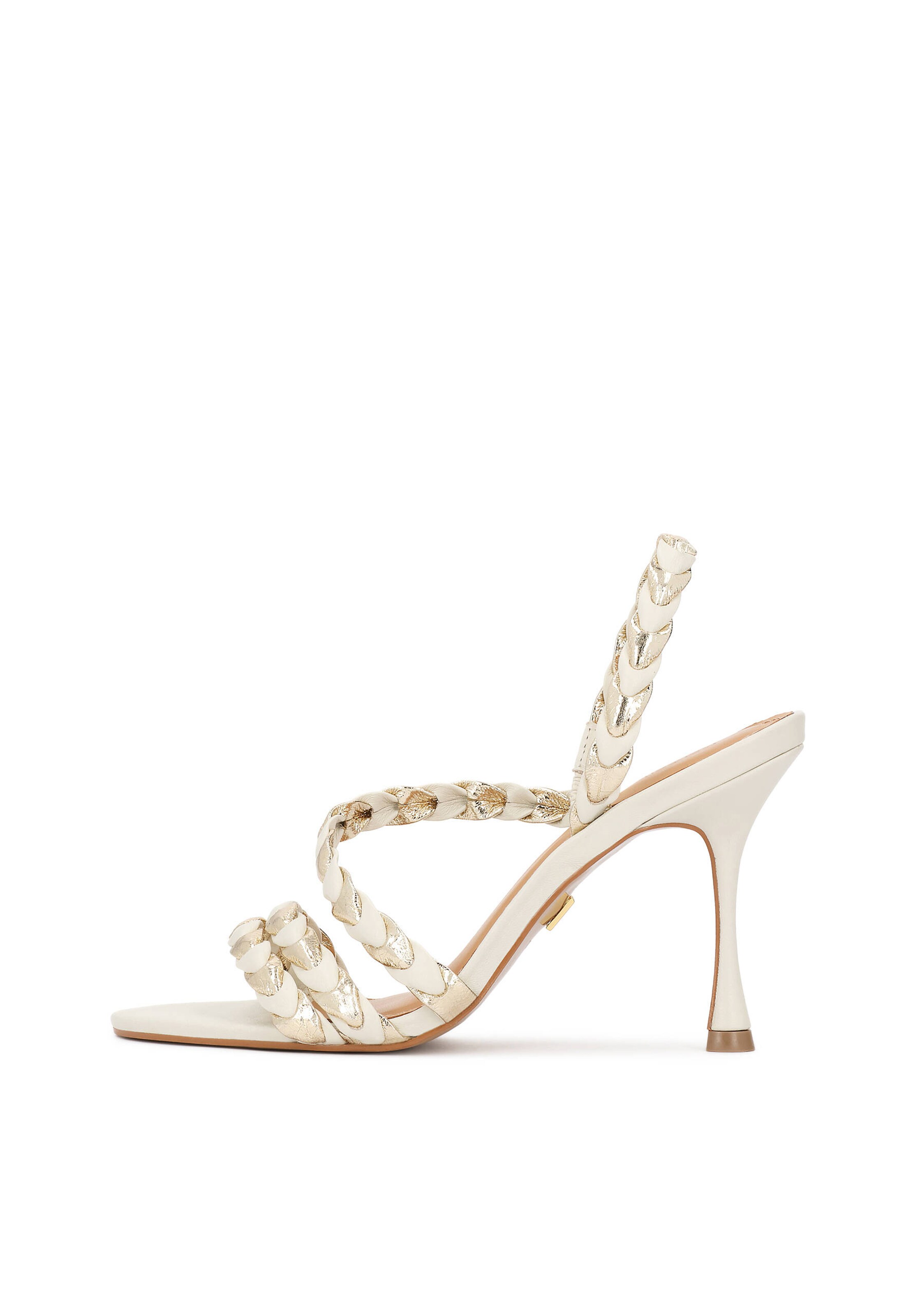Kazar Σανδάλι σε χρυσό / λευκό, Άποψη προϊόντος