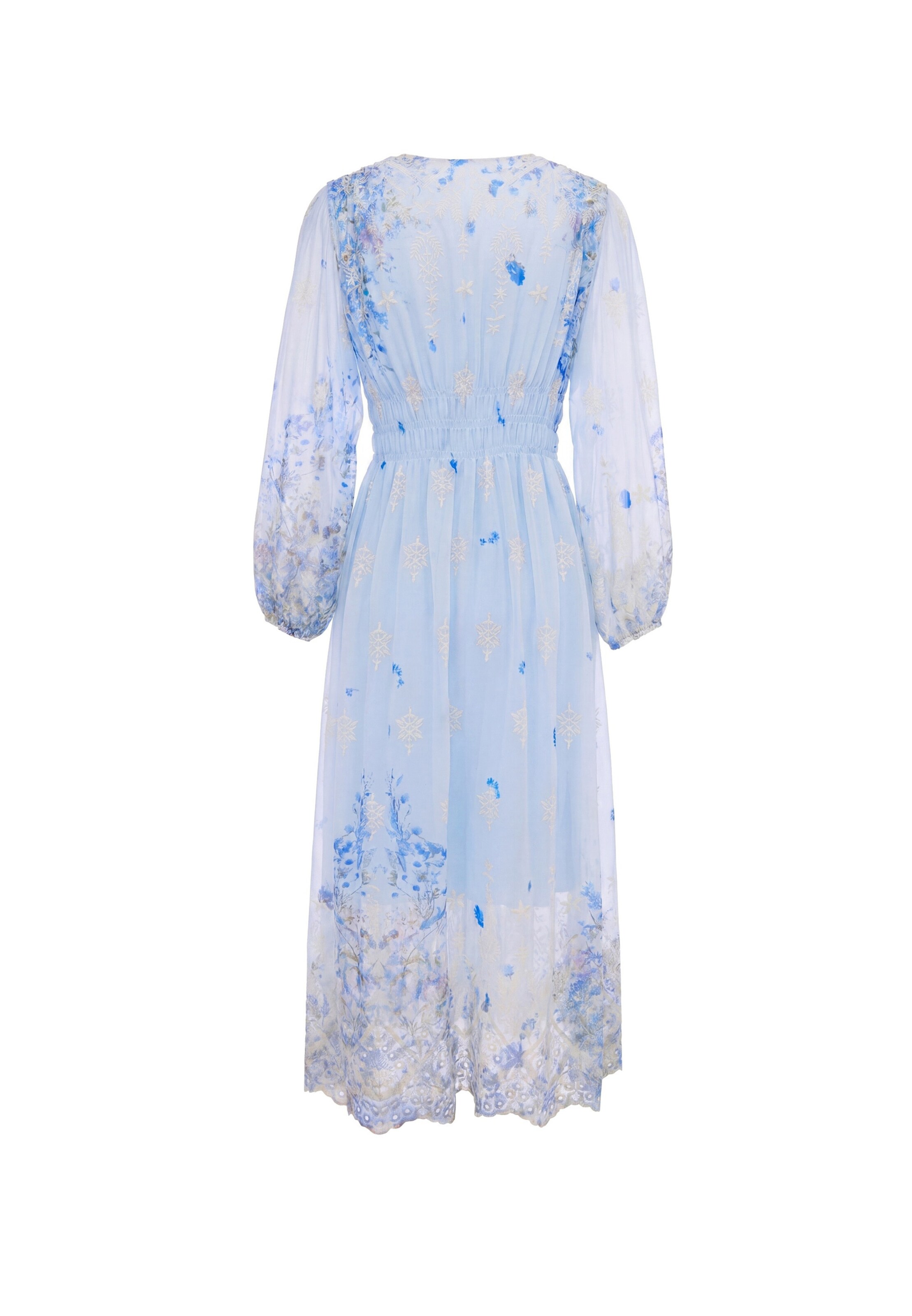 Usha Jurk in Blauw