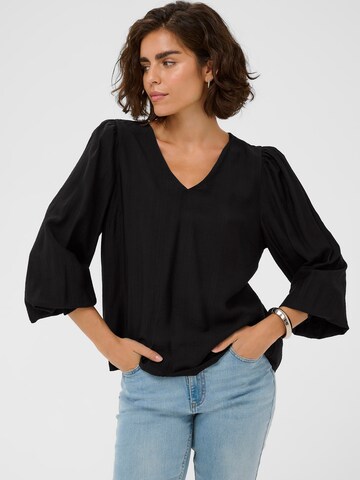 Camicia da donna 'KALufia' di Kaffe in nero: frontale