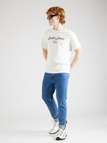 JACK & JONES قميص 'SETTLE' بلون أبيض