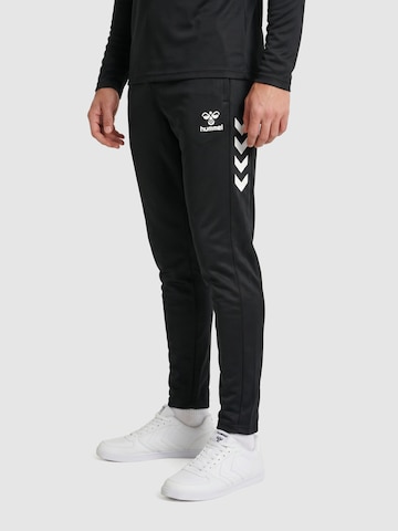 Regular Pantalon de sport 'Core 2.0' Hummel en noir : devant