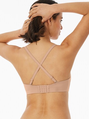 SCHIESSER Bandeau Bra ' Bandeau mit Schale - Unique Micro ' in Beige
