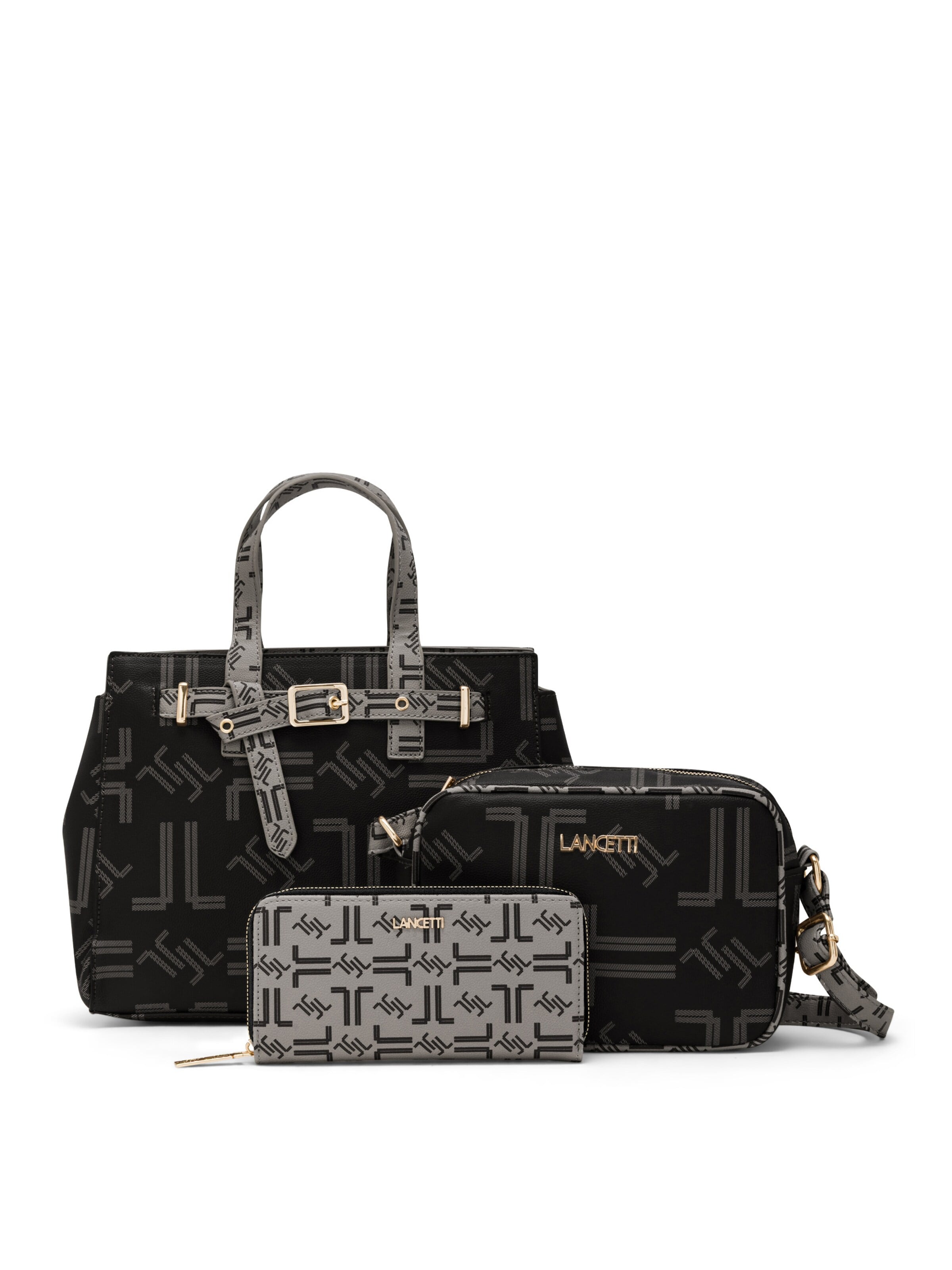 Lancetti Handbag 'Sulcis' in Black: front