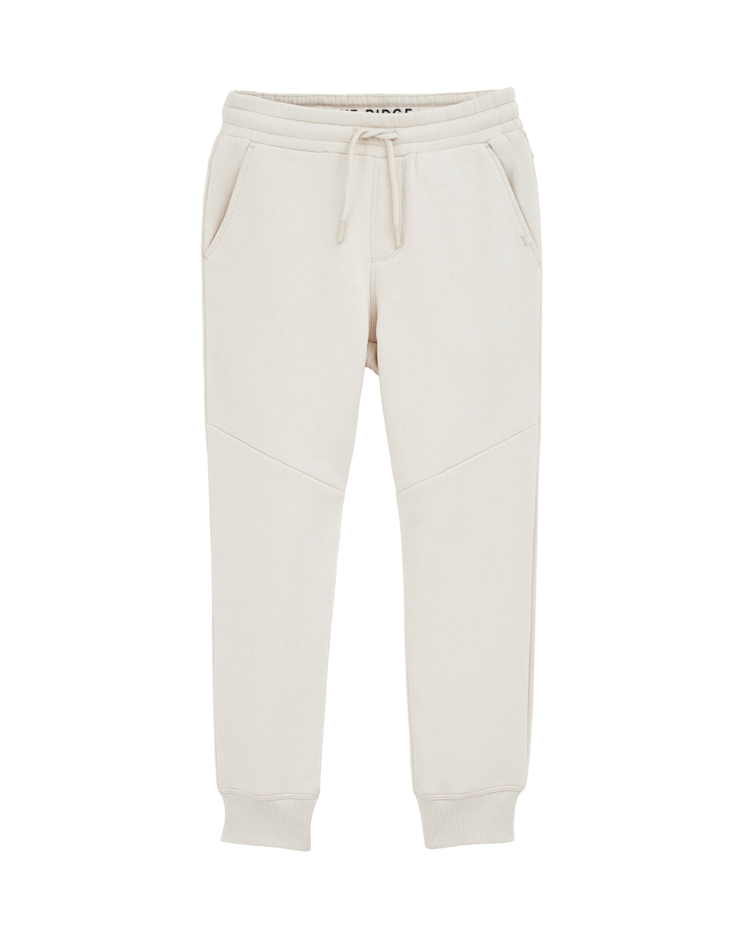 WE Fashion Normalny krój Spodnie w kolorze beżowy: przód