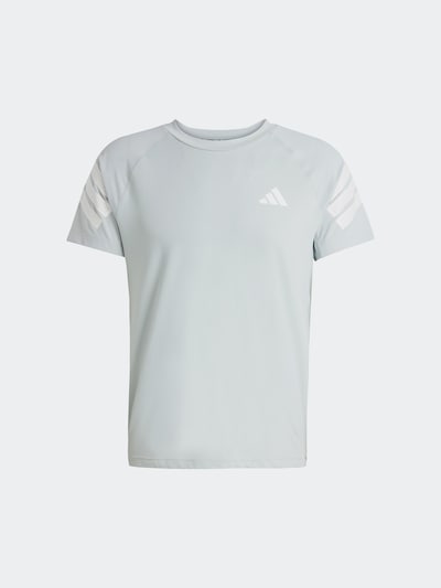 ADIDAS PERFORMANCE T-Shirt fonctionnel en gris / blanc, Vue avec produit