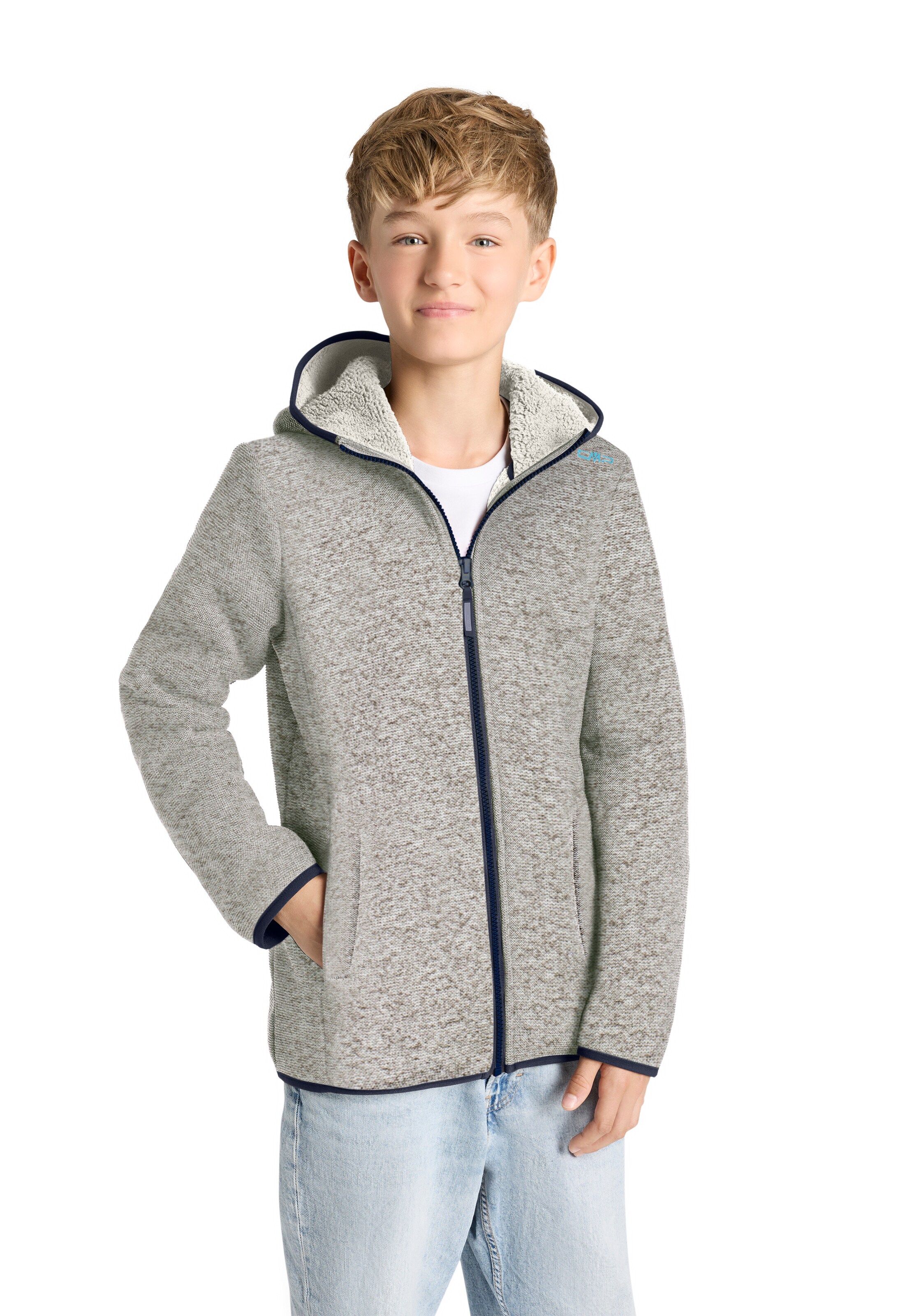 CMP Between-Season Jacket in Grey: front