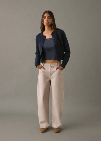 MANGO TEEN Loose fit Jeans in Beige