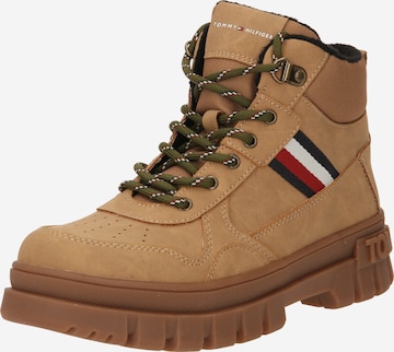 TOMMY HILFIGER Boots in Beige: front