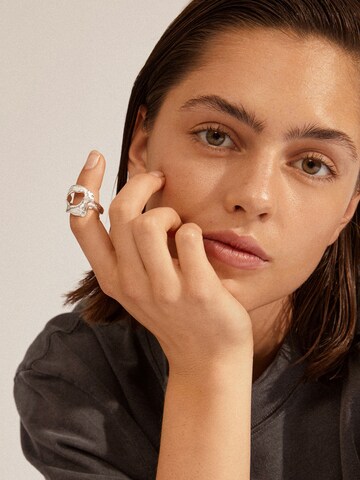 Pilgrim Ring 'Smile' in Silber