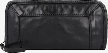 Campomaggi Geldbörse in Schwarz: Vorderseite
