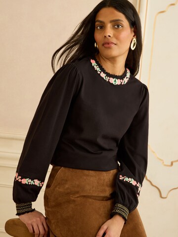 T-shirt love & roses en noir