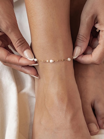 Bijoux de pied 'Rolo' Hey Happiness en or : devant