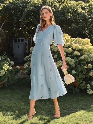 love & roses - Vestido em azul