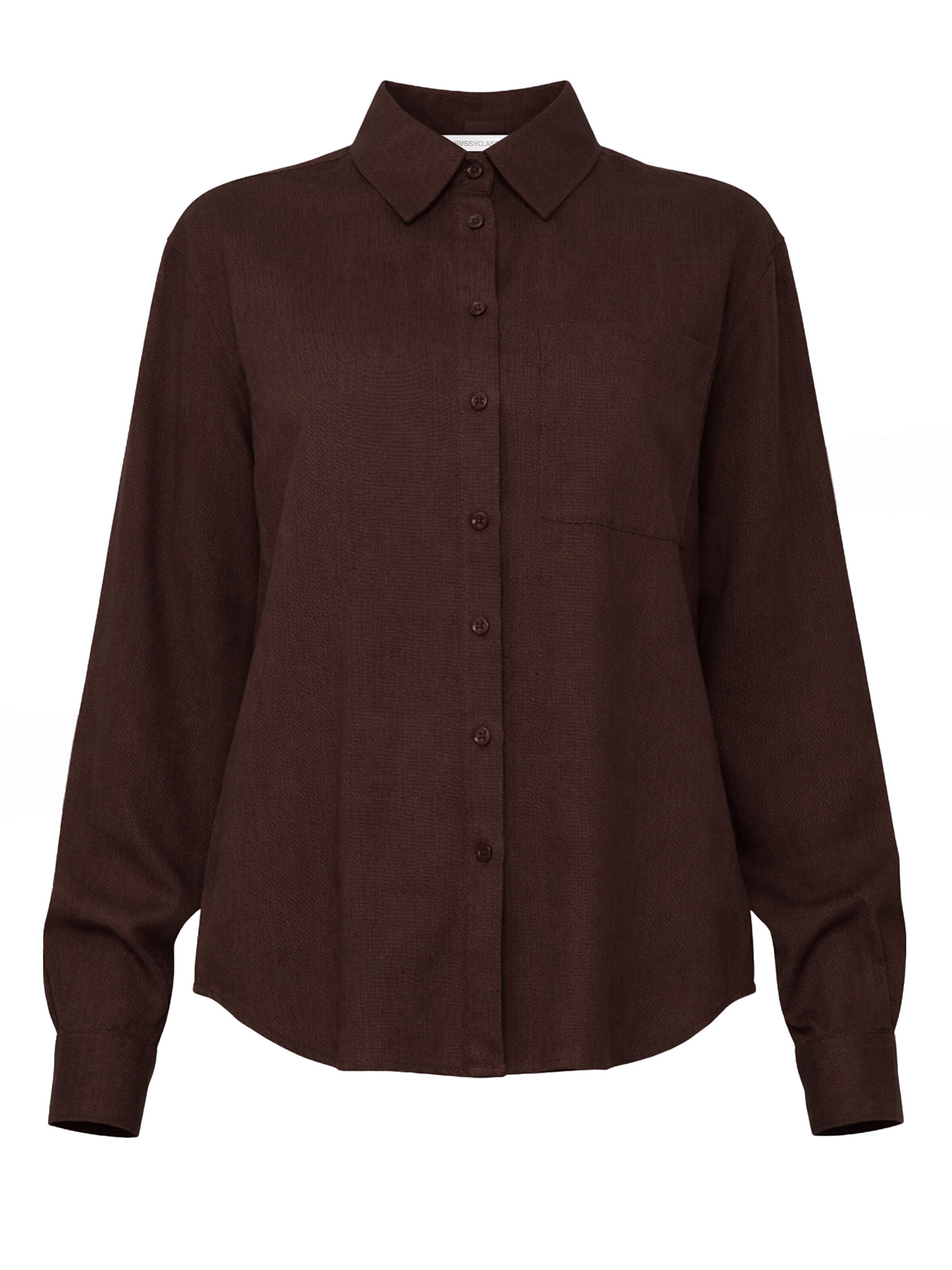 SASSYCLASSY Blouse in Brown: front