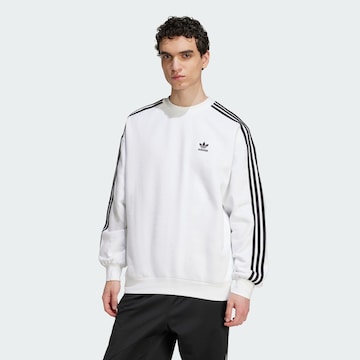 ADIDAS ORIGINALS Sweatshirt 'Adicolor' in Wit: voorkant