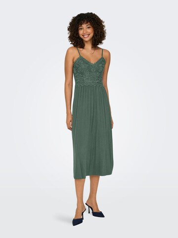 Robe 'HONEY' ONLY en vert : devant