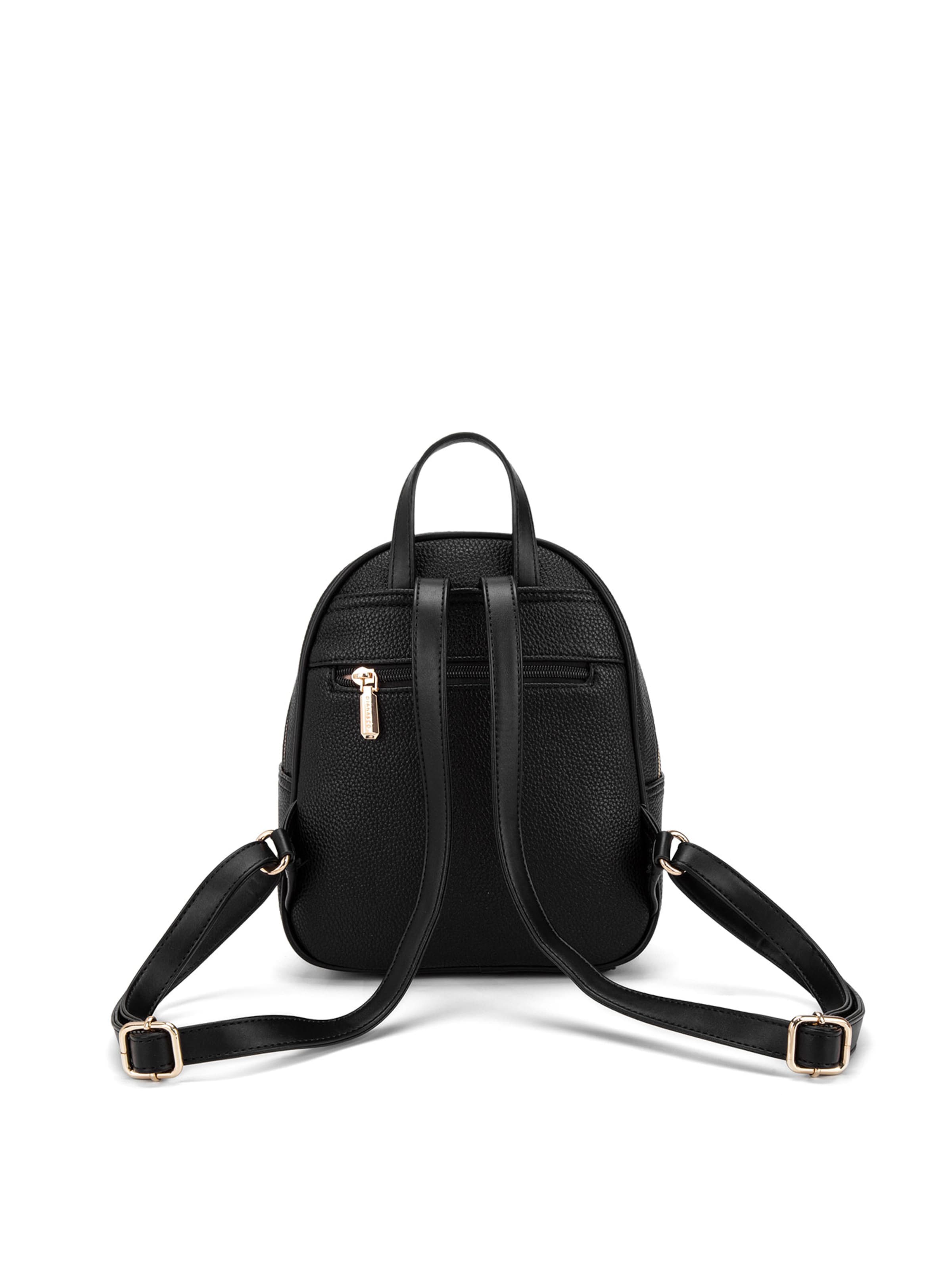Zaino 'Zaino Donna Vegan Leather con Zip e Tasche Organizzate - Diana & Co' di Diana&Co. in nero