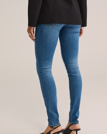 WE Fashion Skinny Jeans in Blauw