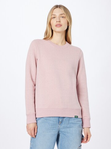 Superdry Sweatshirt in Pink: front