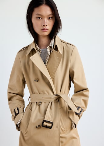 MANGO Tussenmantel 'POLANA' in Beige