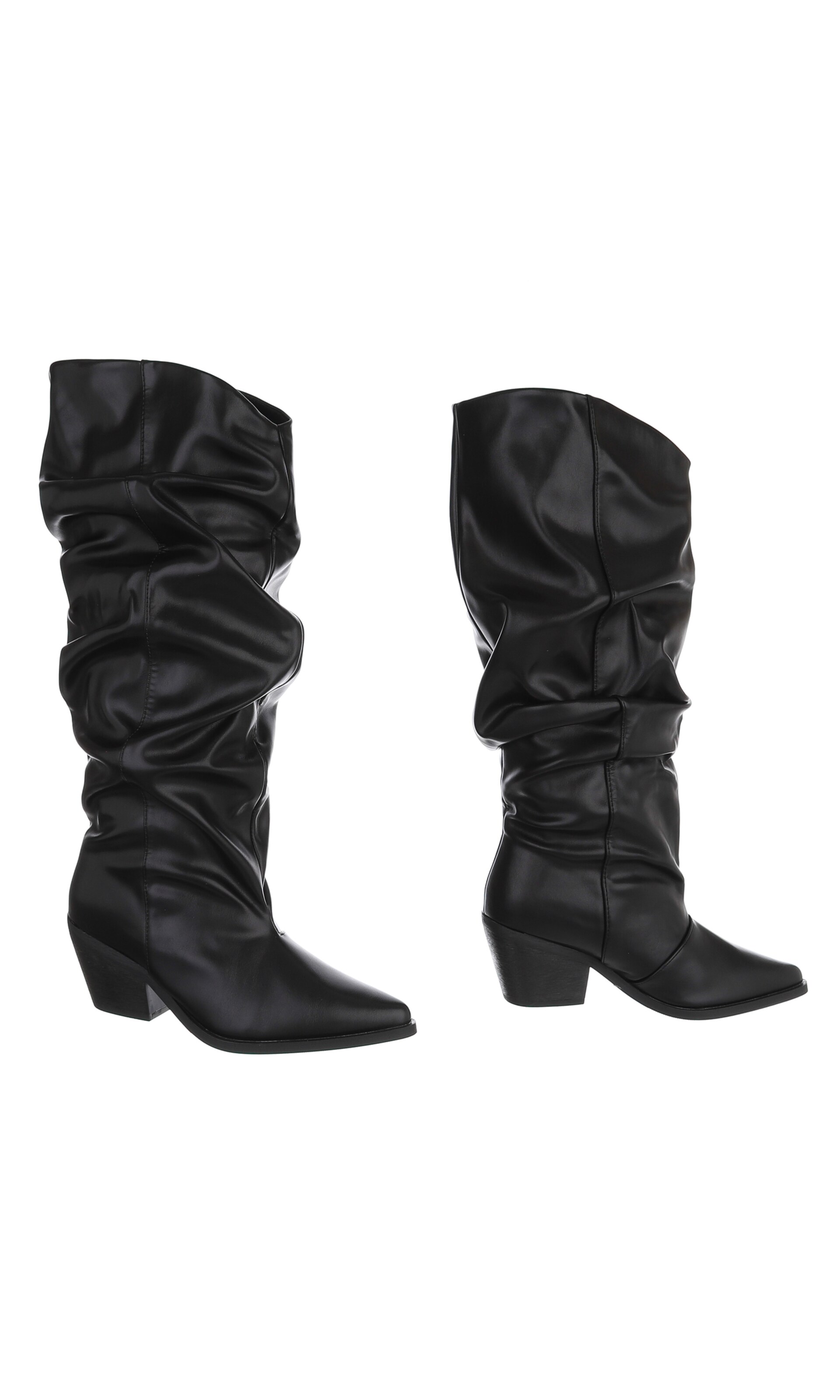 Ital-Design Cowboystiefel in Schwarz