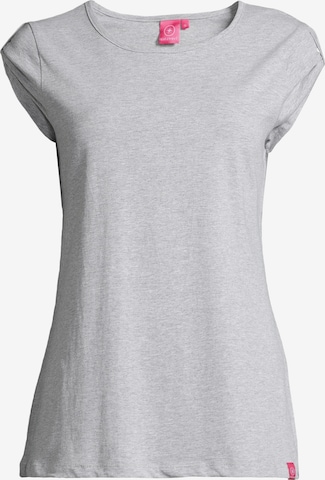 salzhaut Shirt 'Biike' in Grau: Vorderseite