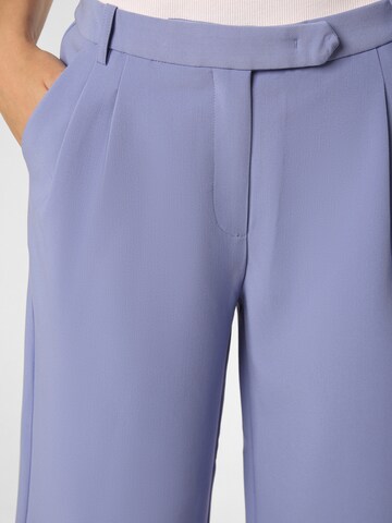 Designers Remix Wide leg Pleat-Front Pants 'Spencer ' in Purple