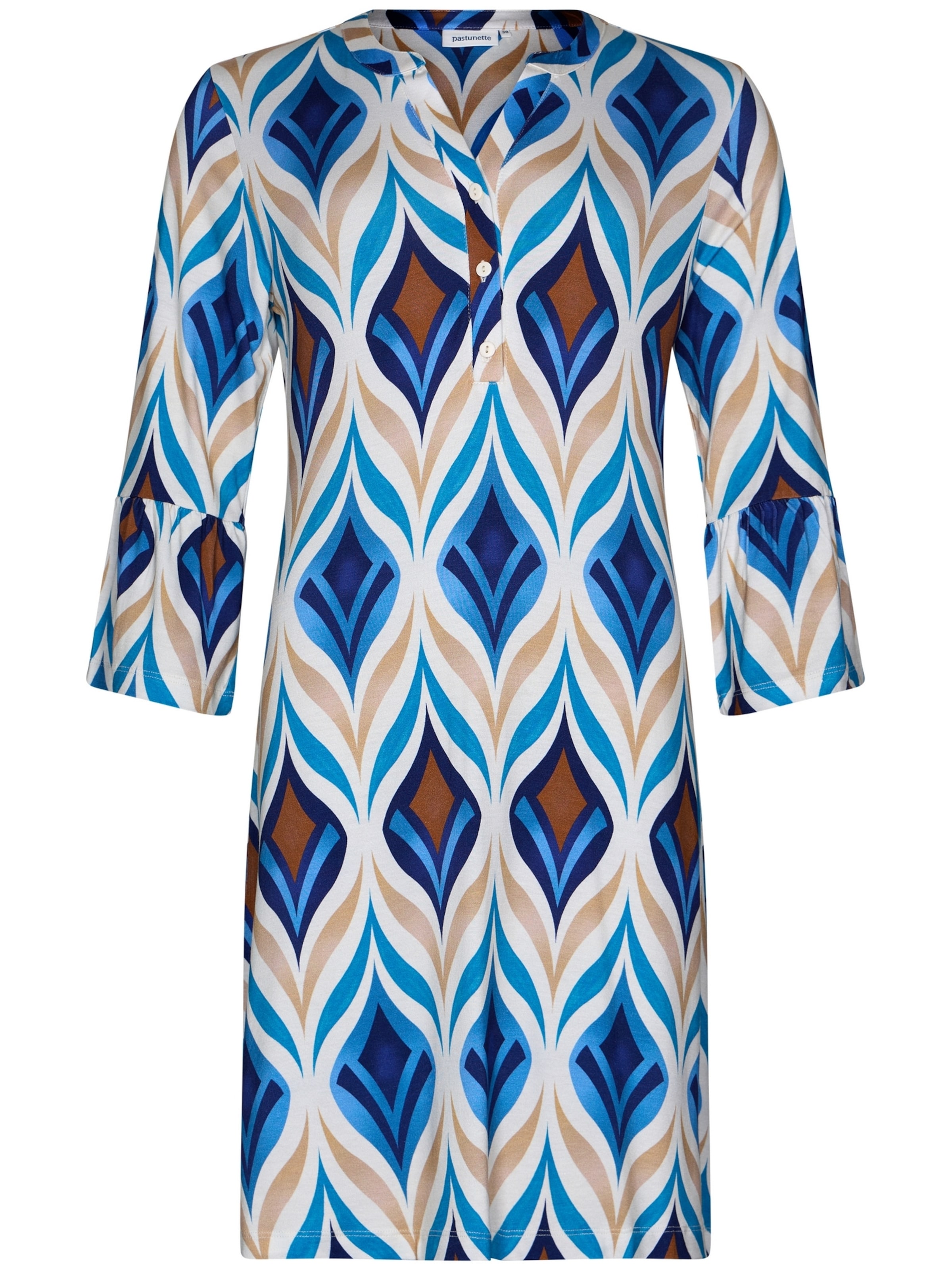 Pastunette Beach dress 'Beach dress buttons 97cm' in Blue: front