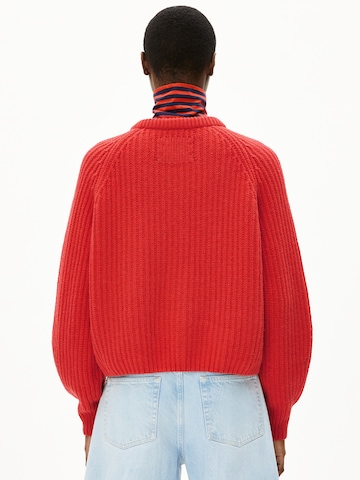 ARMEDANGELS Strickjacke 'Selmaa' in Rot: Vorderseite