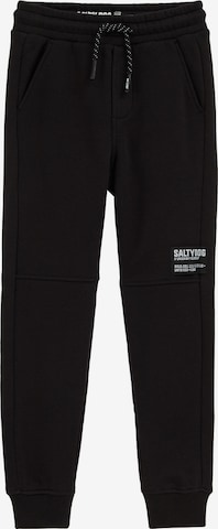 juoda WE Fashion Siaurėjantis Kelnės: priekis