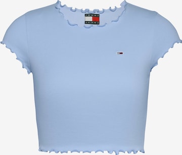 T-shirt Tommy Jeans en bleu : devant
