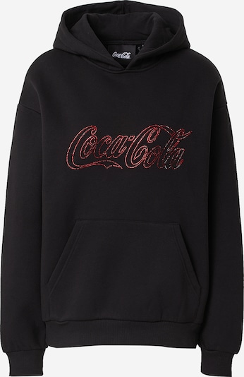 LOCAL HEROES Sweatshirt 'COCA COLA' in de kleur Rood / Zwart, Productweergave