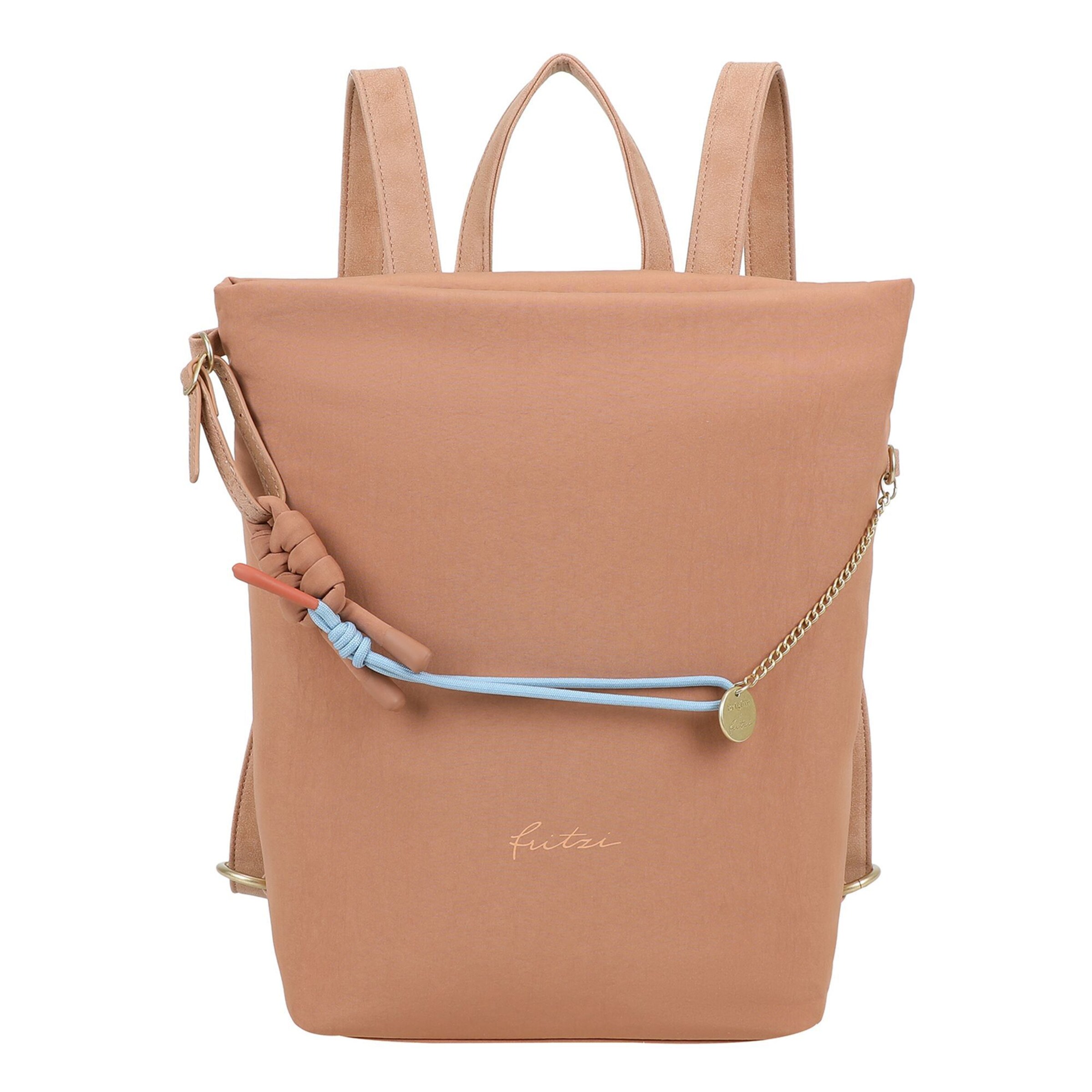 Zaino 'Brigitte x Fritzi Limited Chain Sky' di Fritzi aus Preußen in arancione: frontale