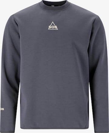 SOS Athletic Sweatshirt 'Vail' in Blue: front