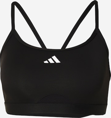 Reggiseno sportivo 'Aeroreact' di ADIDAS PERFORMANCE in nero: frontale