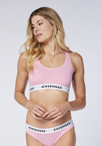 CHIEMSEE Bralette Sports Bra in Beige