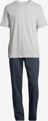 SCHIESSER Pyjama kurz 'Night & Home' in Blau: Vorderseite