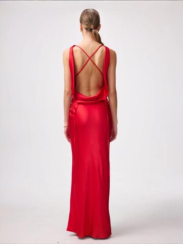 Ivory Field Dress 'Alice Evening Dress in red' in Red