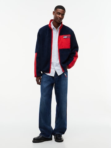 Tommy Jeans Fliisjakk, värv sinine