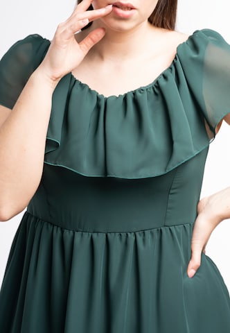 Robe de cocktail ' MILANO ' Karko en vert